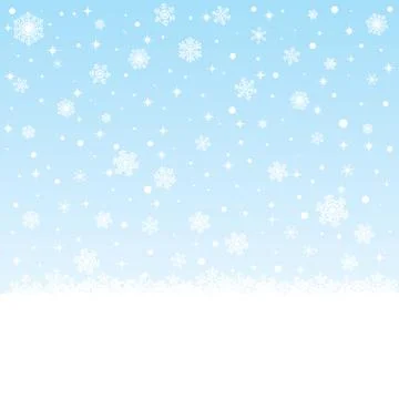 Background with snowflakes Illustrazione stock