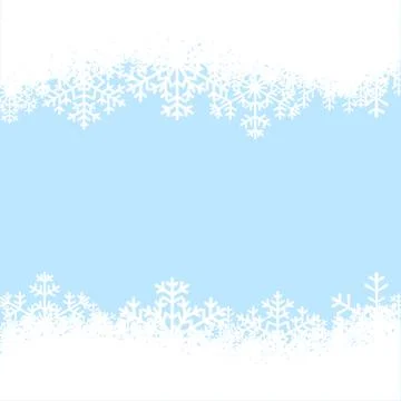 Background with snowflakes Stock Illustration
