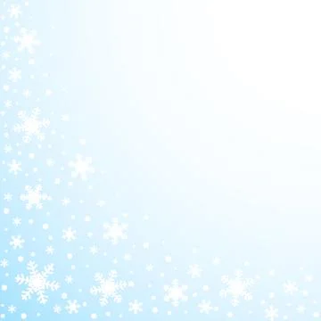 Background with snowflakes Stock Illustration