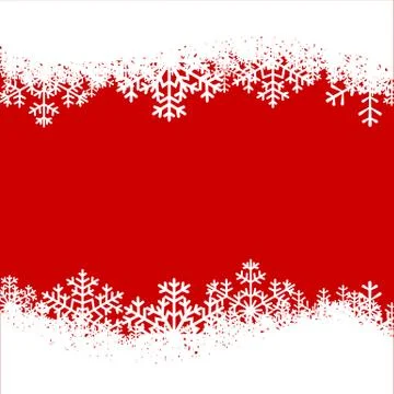 Background with snowflakes Stock Illustration