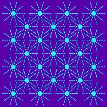 Background of snowflakes. Stock Illustration