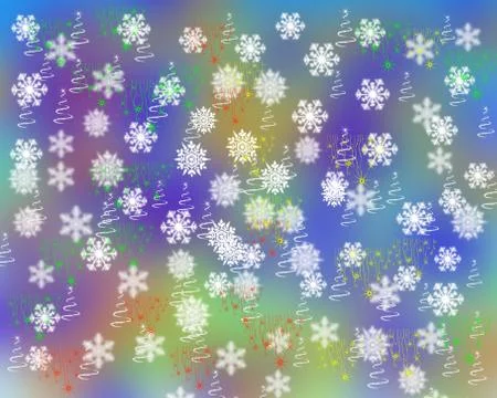 Background with snowflakes イラスト素材