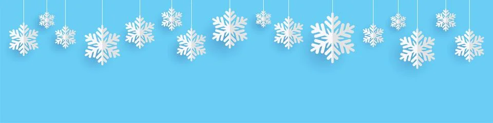 Background with snowflakes Stock Illustration