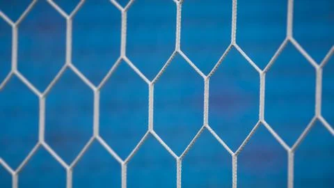 Background of soccer net Stock Photos