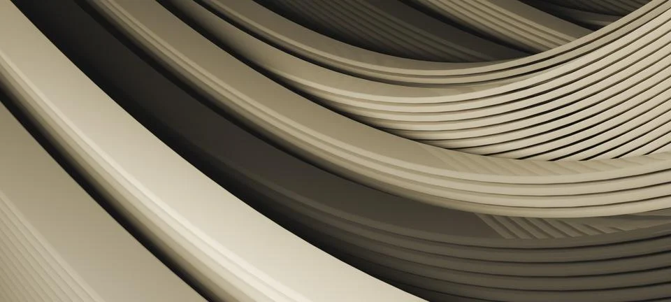 Background of soft curves Illustrazione stock