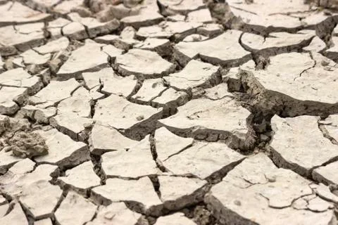 Background of soil drought cracked Stock Photos
