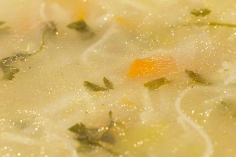 Background of soup. macro Stock Photos