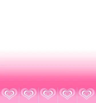Background with space for text with pattern of abstract hearts Form with s... Stock Photos