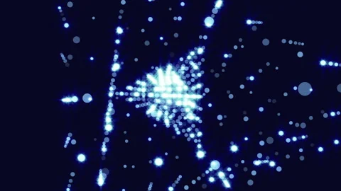 Background with sparkling particles. Seamless loop Stock Footage 89323451