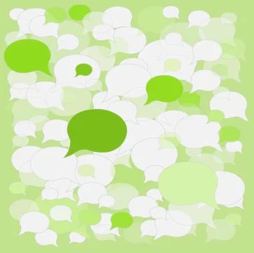 Background speech bubbles イラスト素材