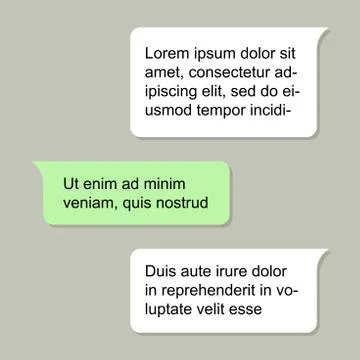 Background with speech bubles Stock Illustration