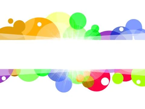 Background sphere meaning empty space and orb Stock Illustration