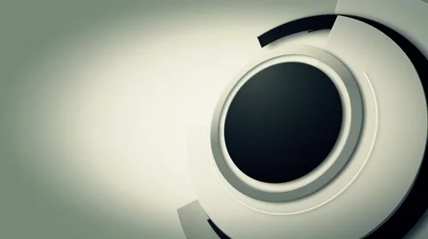 Background with spinning lens circles with place for titles, loop Stock Footage 43676693