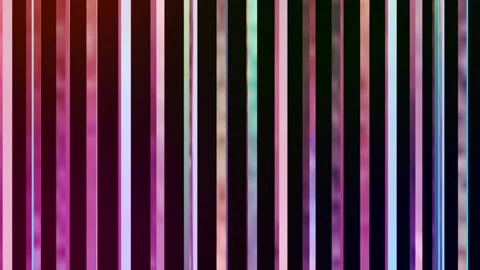 Background of spinning multicolored columns on a dark background . Abstract Stock Footage 296175073