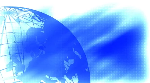 Background with a Spinning Wire Globe Stock Footage 49487140