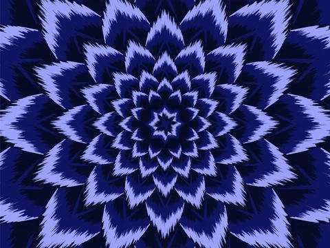 Background spiral abstract boho flower feather 3 Stock-Illustration