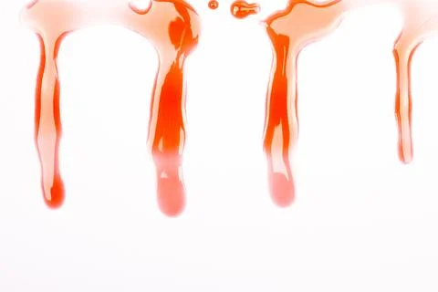 Background of splash and flow drops of chocolate Stock Photos