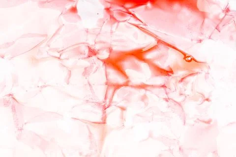 Background of splash and flow drops of chocolate Stock Photos