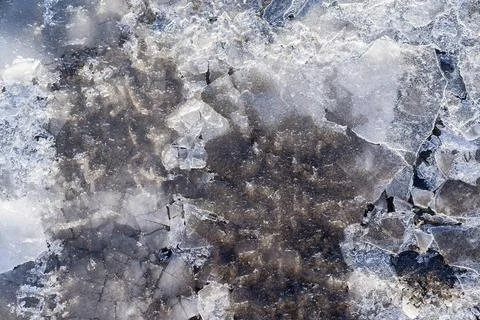 Background from splinters ice Stock Photos