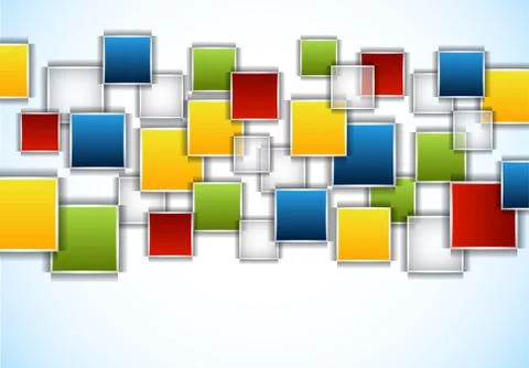 Background with square Stock Illustration