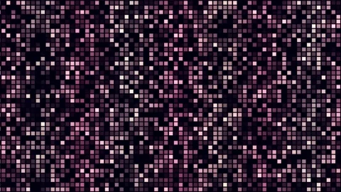 Background with square lights movement, pixel background Stock-Footage 244840261