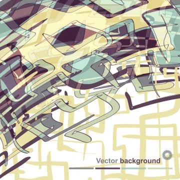 Background of squares and lines of chocolate color with place fo Stock Illustration