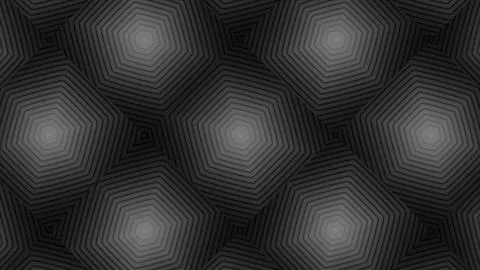 Background of squares with hypnotic stripes and shapes. Motion. Visual hypnosis Stock Illustration