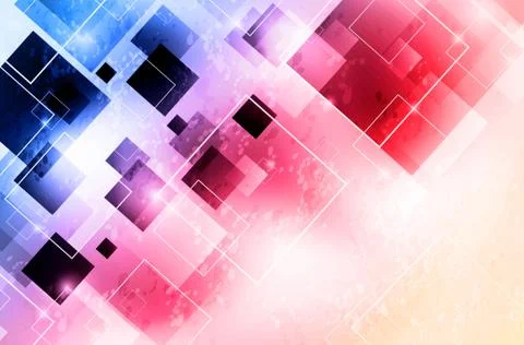 Background with squares Stock Illustration