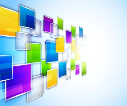 Background with squares Stock Illustration