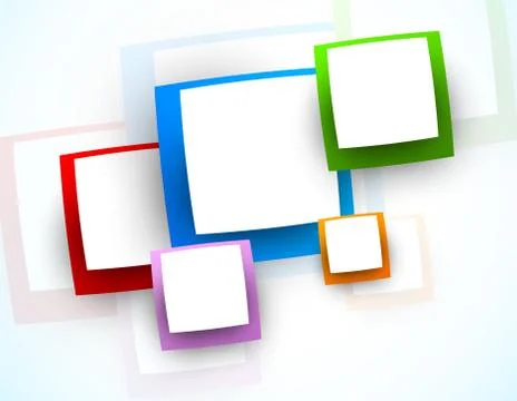 Background with squares Stock Illustration