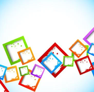 Background with squares Stock Illustration