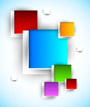 Background with squares Stock Illustration
