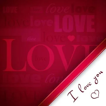 Background for st. valentine's day Illustrazione stock