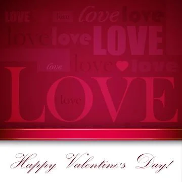 Background for st. valentine's day Stock Illustration