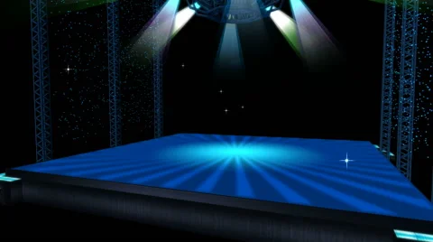 Background Stage Set:  Looping Video stock 44628764