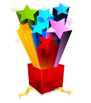 Background with star Stock Illustration