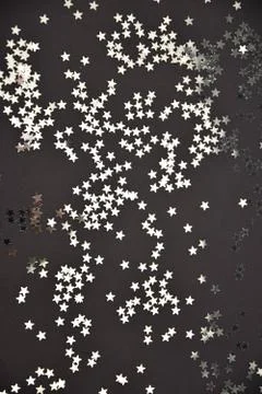 Background star sequin Stock Photos