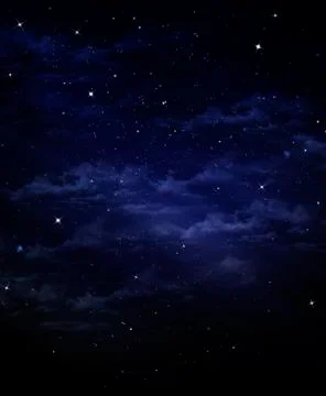 Background of starry sky Stock Illustration