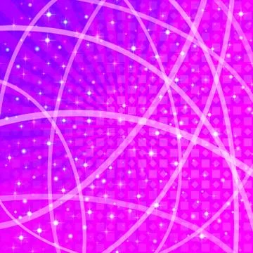 Background with Stars and Rays Stock Illustration