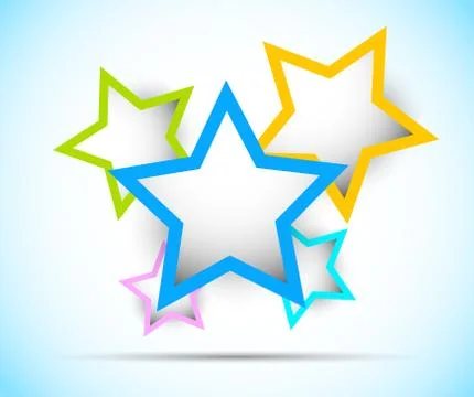 Background with stars Stock Illustration