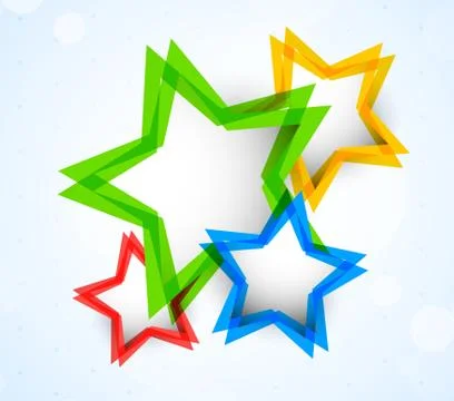 Background with stars Stock Illustration