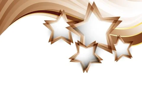 Background with stars Illustrazione stock