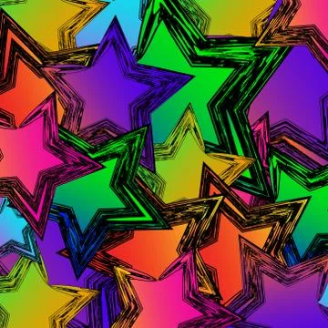 Background of the stars. Stock Illustration