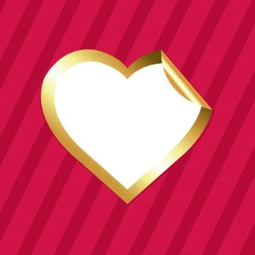 Background with sticker Stock Illustration