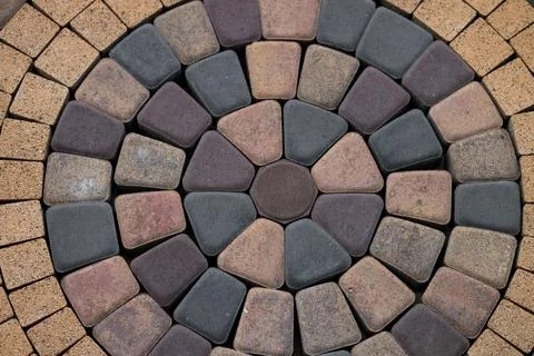 Background of stone floor texture. Stock Photos