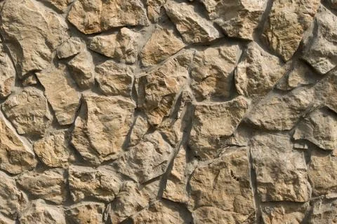 Background of stone wall. Stock Photos