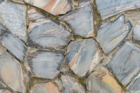 Background of stone wall texture abstract for design Stock Photos