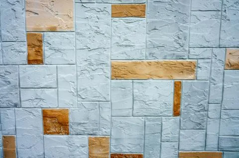 Background of stone wall texture. Close up image. Stock Photos