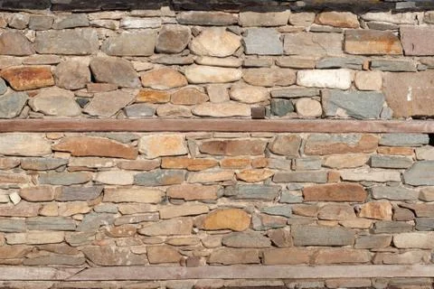 Background of stone wall texture Stock Photos