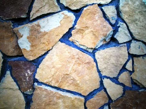 Background of stone wall texture Stock Photos